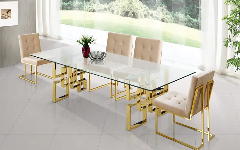 Gold Dining Table