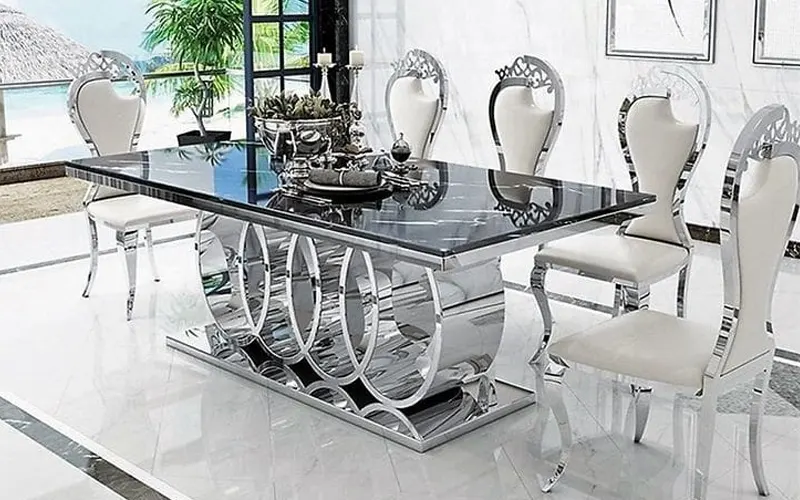 Steel Dining Table
